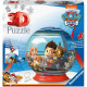 Puzzle 3D Ball Pat'Patrouille - des 6 ans - 72 pieces numérotées - Support inclus - Diametre : 13 cm - 12186 - Ravensburger