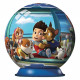 Puzzle 3D Ball Pat'Patrouille - des 6 ans - 72 pieces numérotées - Support inclus - Diametre : 13 cm - 12186 - Ravensburger