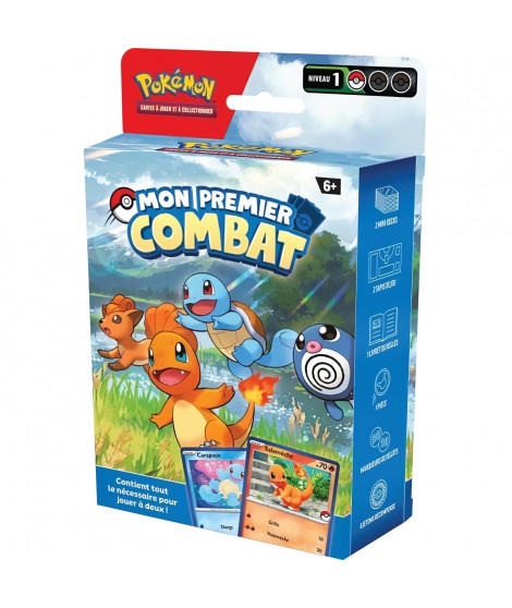 Carte a collectionner - ASMODEE - Pokémon : Mon premier combat - Mixte - 6 ans - 2 blocs de 17 cartes