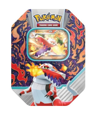 Carte a collectionner - ASMODEE - Pokébox Q4 2023 Flâmigator-ex - Multicolore - Mixte - Blanc