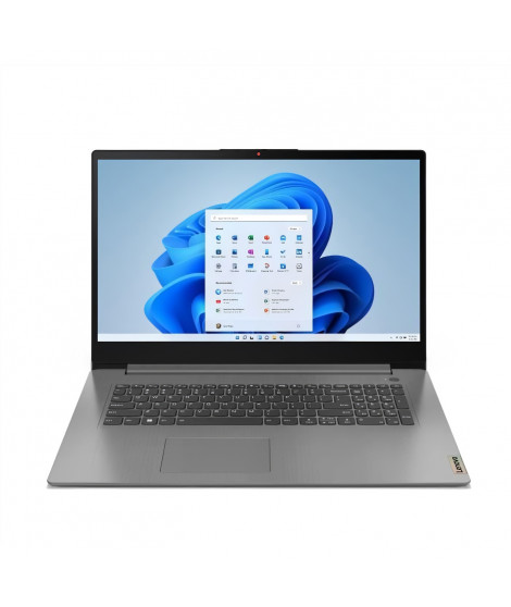 Portable Lenovo ideapad 3 17.3 FHD - Ryzen 5 5625U - RAM 16Go - Stockage 512GB SSD M.2 Windows 11 Home AZERTY