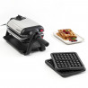 TEFAL Appareil a gaufre semi pro, 1200 W, Thermostat réglable, Voyant lumineux, Poignée rotative rabattable, King Size WM756D12