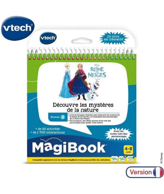 VTECH - Livre Interactif Magibook - La Reine des Neiges - Découvre les Mysteres de la Nature