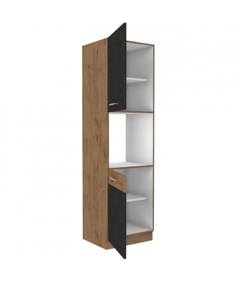 Colonne cuisine ROCK 2 portes - L 60 cm