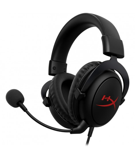 Casque de jeu filaire avec micro HyperX Cloud Core + 7.1 - Noir