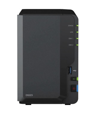 SYNOLOGY Serveur NAS 2 baies - DS223