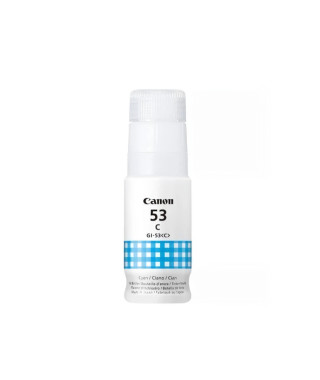 Bouteille d'encre - CANON - GI-53C - Cyan - Compatibilité PIXMA G650 et G550 - (4673C001)