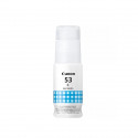 Bouteille d'encre - CANON - GI-53C - Cyan - Compatibilité PIXMA G650 et G550 - (4673C001)