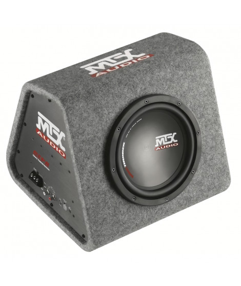 MTX RTP8 Caisson de grave amplifié voiture Classe-D reflex 20cm 120W RMS télécommande EBC