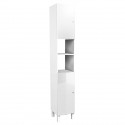 CORAIL Colonne de salle de bain L 30 cm - Blanc brillant