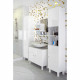 CORAIL Colonne de salle de bain L 30 cm - Blanc brillant