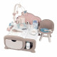 Smoby - Baby Nurse - Nursery Cocoon - Espaces Soin, Nuit et Repas - 220379