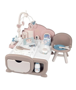 Smoby - Baby Nurse - Nursery Cocoon - Espaces Soin, Nuit et Repas - 220379