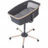 MAXI COSI Transat ALBA tout-en-un, berceau, évolutif  chaise haute (kit vendu séparément), Graphite, de la naissance a 3 ans