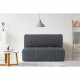 Banquette BZ DREAM - Gris anthracite - 100% coton - L 145 x P 100 x H 90 cm