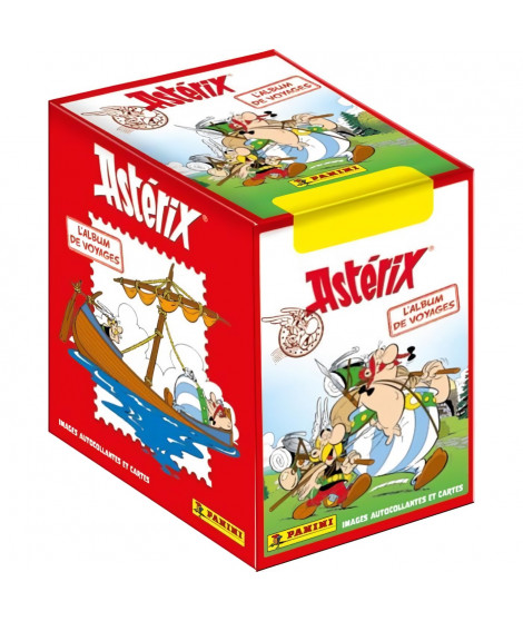 Album de voyages Asterix - PANINI - Boite de 36 pochettes - Stickers - Multicolore