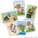 Album de voyages Asterix - PANINI - Boite de 36 pochettes - Stickers - Multicolore