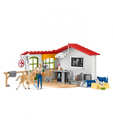 Schleich - Cabinet vétérinaire avec animaux - 42502
