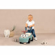 Little Smoby porteur auto en forme de voiture avec coffre a jouets sous le siege - des 10 mois