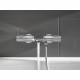GROHE Mitigeur thermostatique douche Precision Feel, montage mural, indicateur de température, filtres intégrés, chromé, 3478…