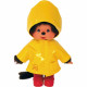 BANDAI Monchhichi - Ciré Iconique 20 cm - Jaune