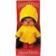 BANDAI Monchhichi - Ciré Iconique 20 cm - Jaune