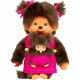 MONCHICHI Peluche Maman et son bébé rose - 20 cm - 23620