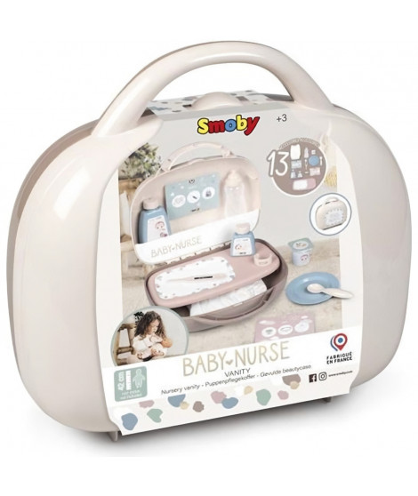 Vanity Baby Nurse - SMOBY - BN VANITY - 13 accessoires inclus - Multicolore - Mixte - Enfant