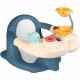 Siege de bain 2 en 1 LITTLE SMOBY - Tablette d'activités réglable - Fixation par ventouse - Convient aux surfaces lisses - Bleu