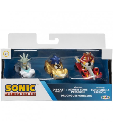 SONIC - Coffret de 3 véhicules - JAKKS - 491173