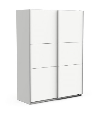 Armoire GHOST - Décor blanc mat - 2 Portes coulissantes - L.148 x P.59,9 x H.203 cm - DEMEYERE