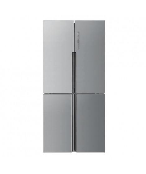 Réfrigérateur congélateur - Haier HRC-45D2H - Multi-portes  No frost - 468L (314+154)  H180 x 83L  Gris