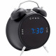 BIGBEN RR90EPOKN Radio Réveil EPOK - Double alarme - Noir