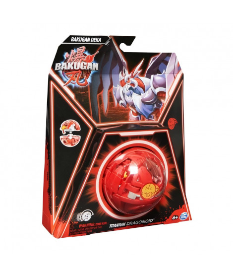 BAKUGAN - PACK 1 Bakugan DEKA - Assortiment (couleur aléatoire) - 1 Bakugan et 2 cartes