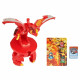 BAKUGAN - PACK 1 Bakugan DEKA - Assortiment (couleur aléatoire) - 1 Bakugan et 2 cartes