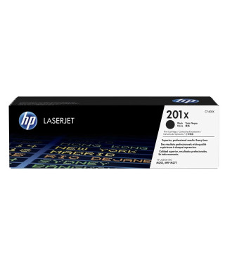 HP 201X Cartouche de toner noir LaserJet grande capacité authentique (CF400X) pour HP Color LaserJet Pro M252/M274/M277