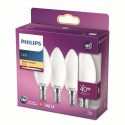 Philips, pack de 3 ampoules E27 LED 40W, blanc chaud