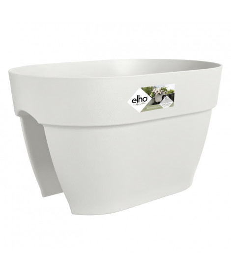 ELHO - Pot de fleurs -  Vibia Campana Flower Bridge 40 - Blanc Soie - Balcon extérieur - L 26 x W 39 x H 22 cm