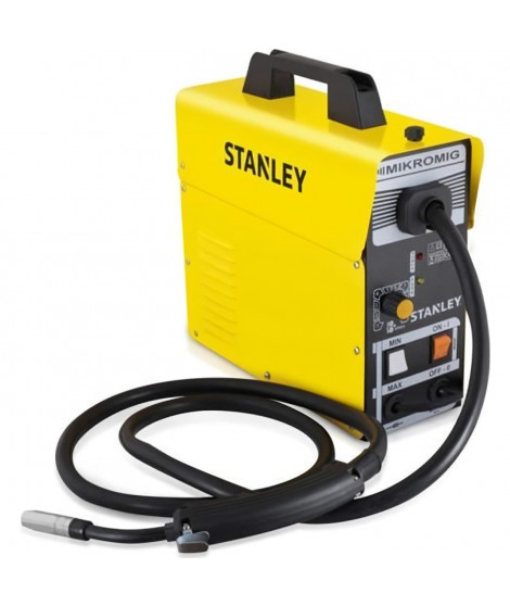 STANLEY Poste a souder Mig Mag 90A semi automatique Mikro Mig + bobine fil fourré 0.8mm 1kg