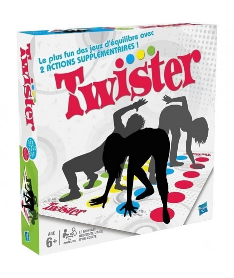 Hasbro Gaming - Twister - Jeu d'ambiance pour enfants - a partir de 6 ans