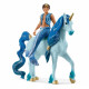 Figurine - SCHLEICH - Aryon et sa licorne - Bayala - 70718