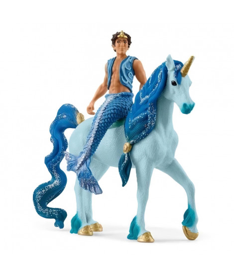 Figurine - SCHLEICH - Aryon et sa licorne - Bayala - 70718