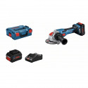 Meuleuse BOSCH PROFESSIONAL GWX 18V-15 C + 2 batteries 5,5Ah ProCORE18V + GAL 1880 CV + L-Boxx