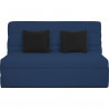 Banquette BZ 2 places - DUNLOPILLO - ReVEUR - Matelas Slyde 13cm - Bleu