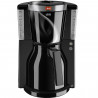 Cafetiere filtre MELITTA - Look IV Therm Selection 1011-12 Noir/Acier Brossé - 8 tasses - Systeme anti-gouttes