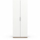 Armoire GHOST - Décor chene kronberg et blanc mat - 2 Portes - L.79,4 x P.51,1 x H. 203 cm - DEMEYERE