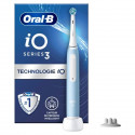 Brosse a dents électrique Oral-B iO3s - Bleue - Connectée Bluetooth, 2 Brossettes, 1 Étui De Voyage