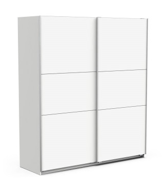 Armoire GHOST - Décor blanc mat - 2 Portes coulissantes - L,178,1 x P.59,9 x H.203 cm - DEMEYERE