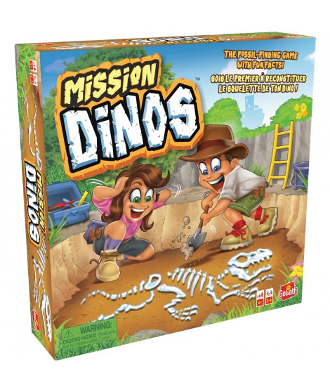 Mission Dinos - Jeu de plateau - GOLIATH