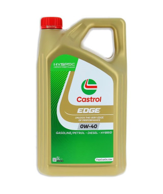 Huile moteur - CASTROL - EDGE 0W-40 - 5L